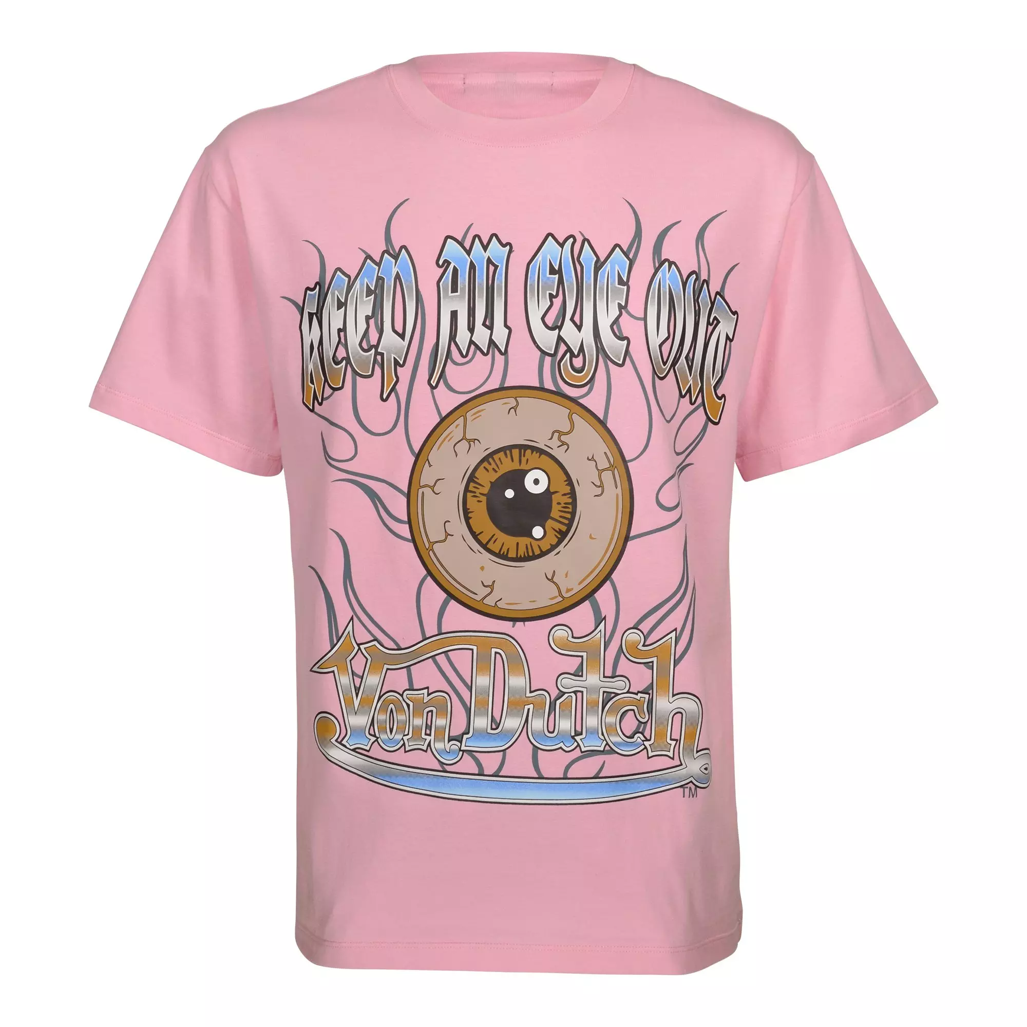 Von Dutch Men's Keep An Eye Out Tee - Light Pink